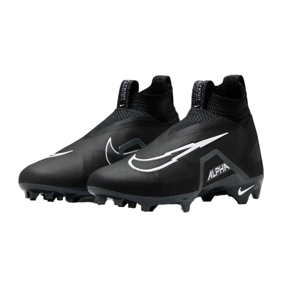 Nike Alpha Menace Elite 3 Black Football Cleats CT6648-010 Men’s Size 8.5 - Picture 1 of 10